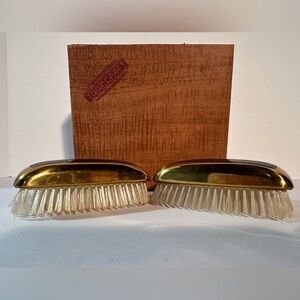 Vintage JcPenney's Towncraft Brush Set Garment Shoe Brushes Nylon Bristles USA